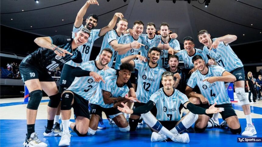 seleccion-argentina-voley Команда Марсело Мендеса провела открытую тренировку перед предолимпийским турниром в Китае