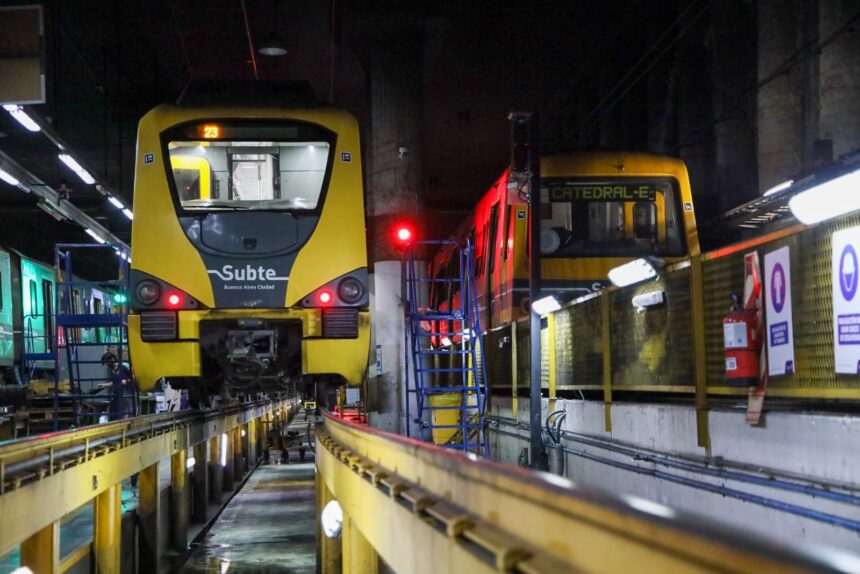 Subte D Линия D метро Буэнос Айреса вернулась к полноценной эксплуатации после ремонтных работ