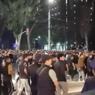 Ночные беспорядки в Бишкеке