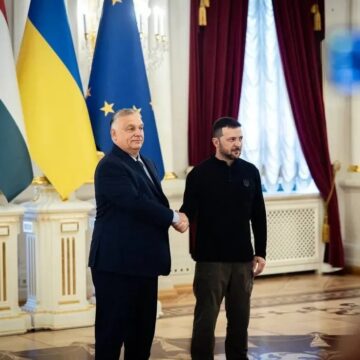 Во время визита в Киев, Орбан убеждает Зеленского рассмотреть вопрос о прекращении огня