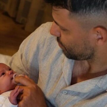 Эль Кун Агуэро и София Кальцетти показали свою дочь Оливию