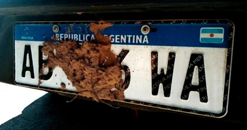 В CABA увеличен штраф за скрытие номерного знака