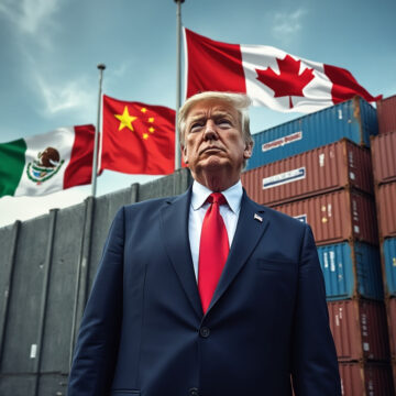 Трамп объявил о новых тарифах на все товары из Канады, Мексики и Китая