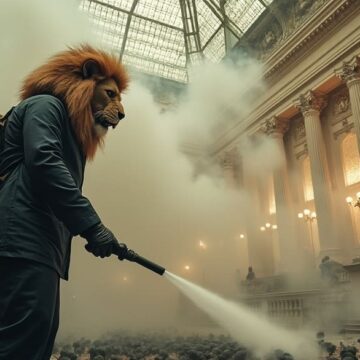 Два изображения которыми Милей продемонстрировал: Политическую очистку парламента Аргентины