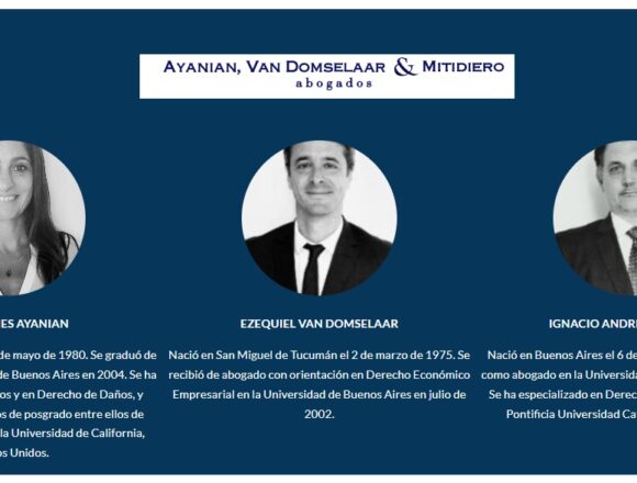 AYANIAN, VAN DOMSELAAR & MITIDIERO ABOGADOS