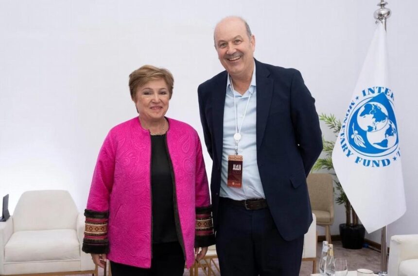 Sturzenegger y Georgieva foto Cadena 3 Встреча Штурценеггера и Георгиевой с акцентом на дерегуляцию экономики