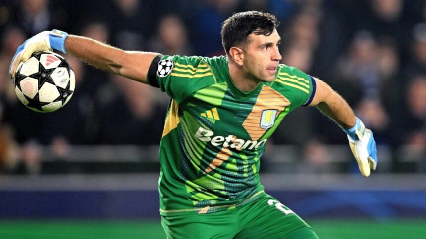 Emiliano Martinez Дибу Мартинес номинирован на премию Льва Яшина 2025 как лучший вратарь